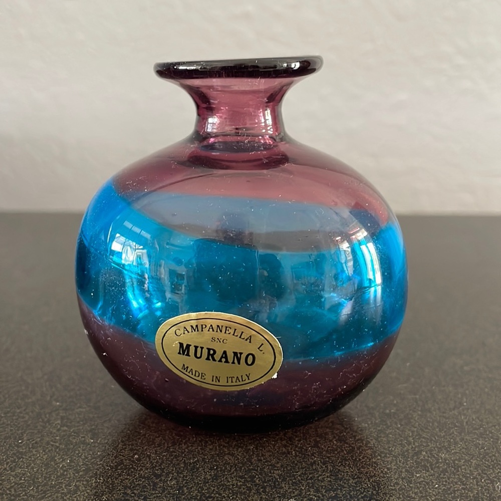 Vintage Murano mini bottle/vase from Italy
